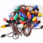 Christmas C9 Light Strings 29 Lights Plus Extra Bulbs