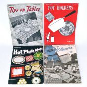 Lot 4 Vintage 1940s Crochet Pattern Booklets