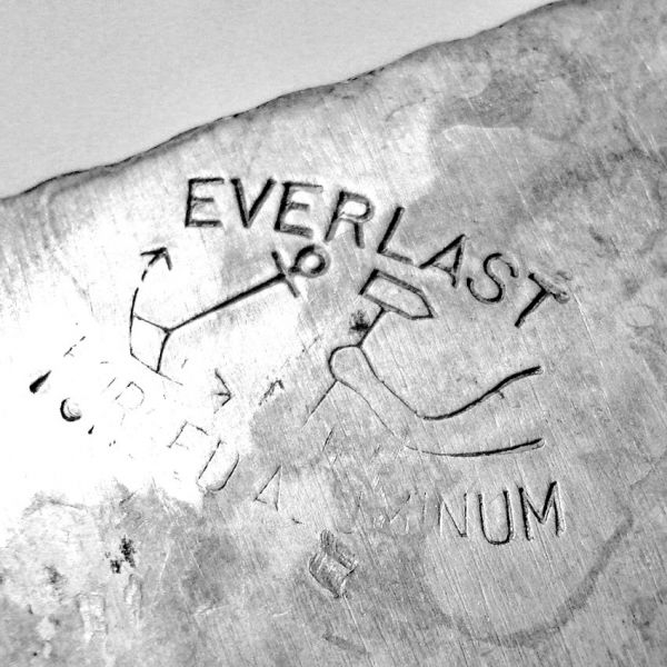 Pair Everlast Hammered Aluminum Candlesticks #4