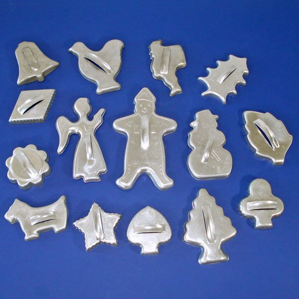 Aluminum Cookie Cutters in Christmas Gingerbread Boy Tin #3