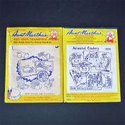 Aunt Marthas Animated Crockery, Fruits Vegetables Transfer Patterns Sealed