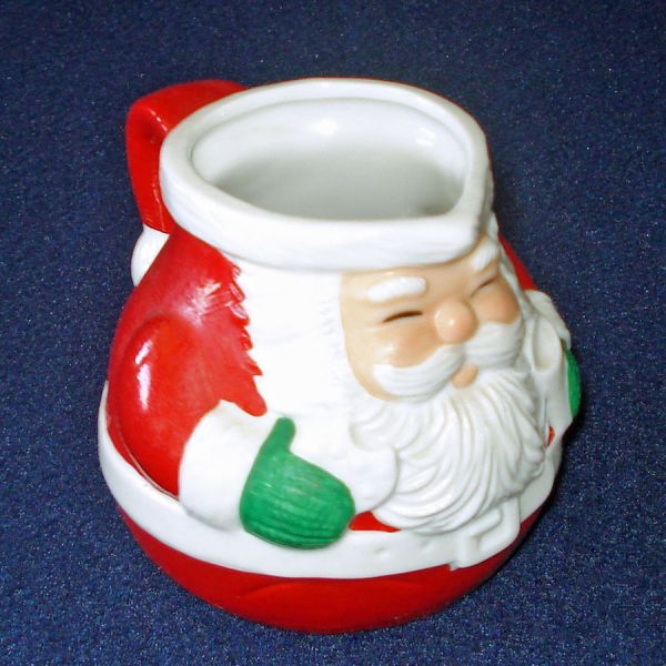 Avon Christmas Holly Glass Candlesticks, Console Bowl #3