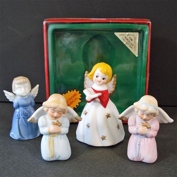 Collection 30 Plus Christmas Angel Figurines and Ornaments #6