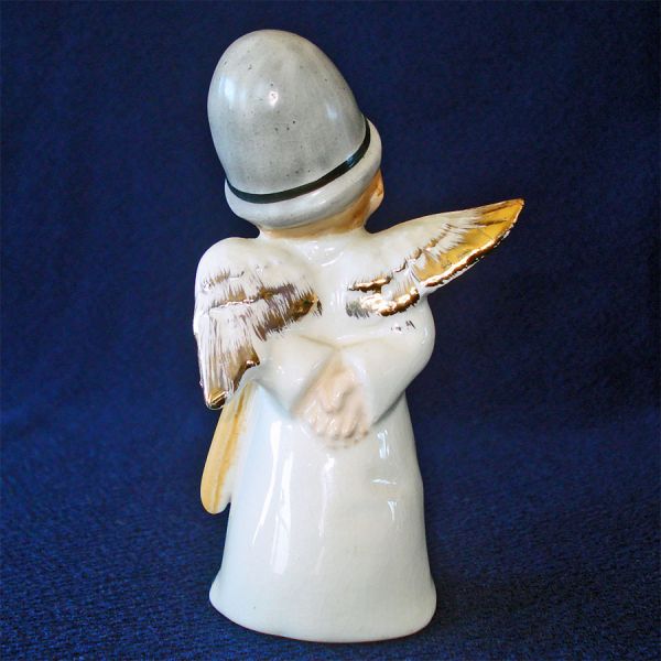 Little Boy Policeman Angel Figurine 1950s Japan #4