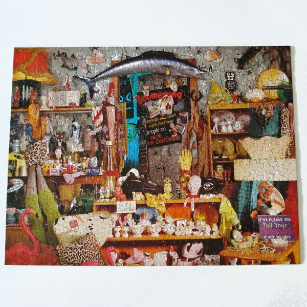 Boomerang Springbok Jigsaw Puzzle Vintage Collectibles Shop Scene #2