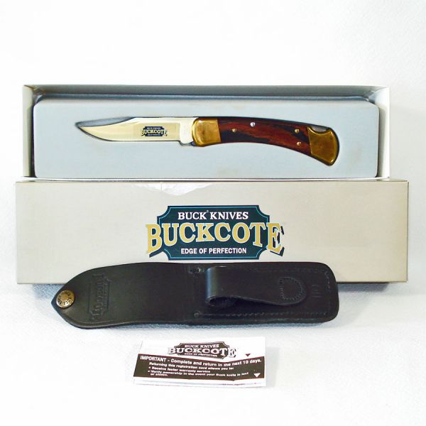 Buck Knife Buckcote 110 Folding Knife Original Box With Sheath