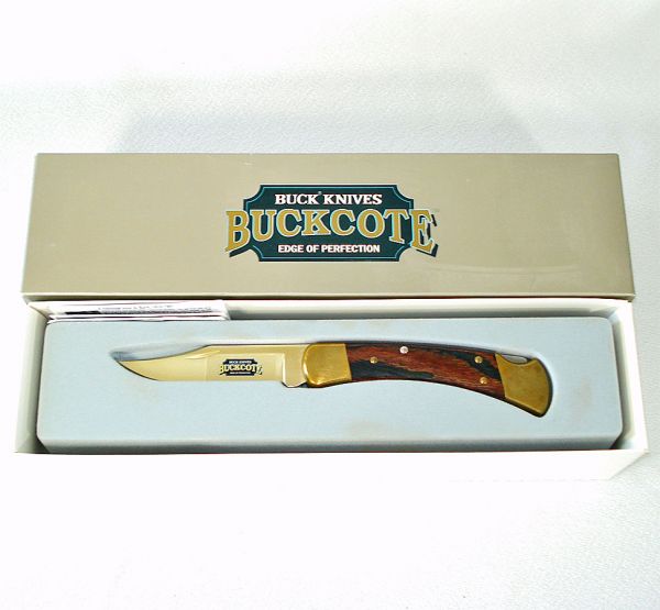 Buck Knife Buckcote 110 Folding Knife Original Box With Sheath #4