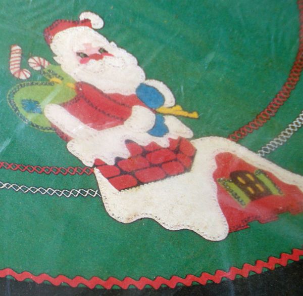 Bucilla Santas Journey Beaded Stitchery Christmas Tree Skirt Kit #5