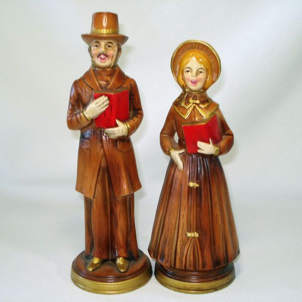 Norcrest Dickensian Christmas Carolers Family Figurines Set #4