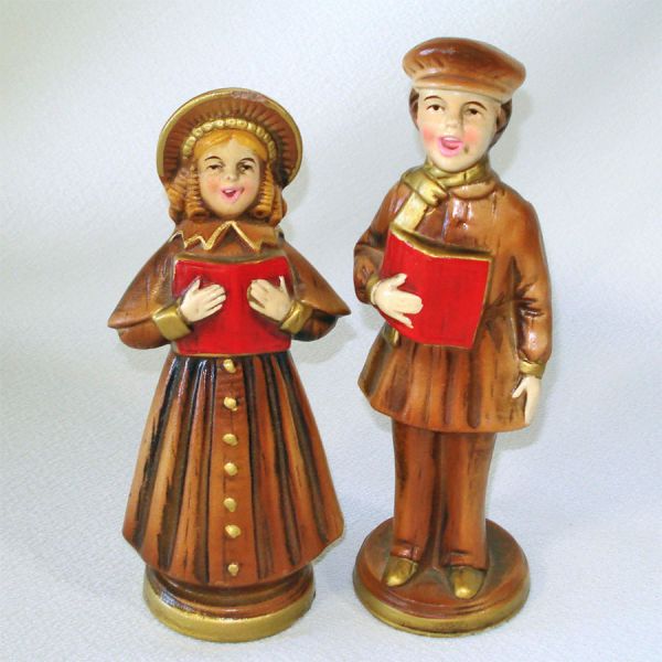 Norcrest Dickensian Christmas Carolers Family Figurines Set #5