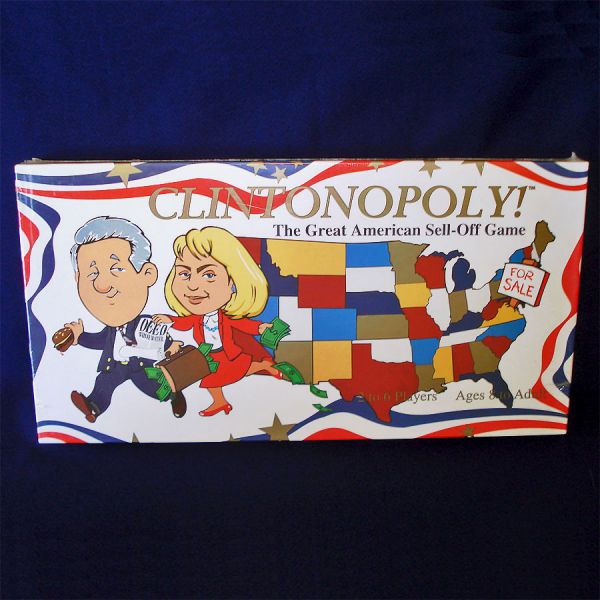 Clintonopoly 1995 Board Game Sealed Unused