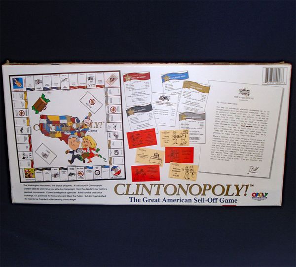 Clintonopoly 1995 Board Game Sealed Unused #2