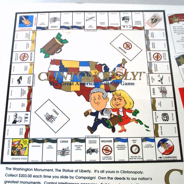 Clintonopoly 1995 Board Game Sealed Unused #3