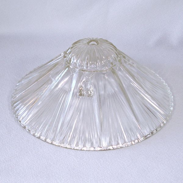 Art Deco 3 Chain Glass Ceiling Shade 10 Inch #2