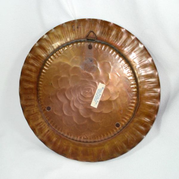 Craftsman Copper Arts and Crafts 12 Inch Charger Plate #3