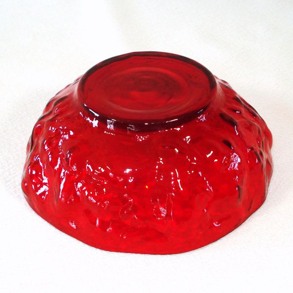 Morgantown Ruby Crinkle 5 Inch Bowl #4