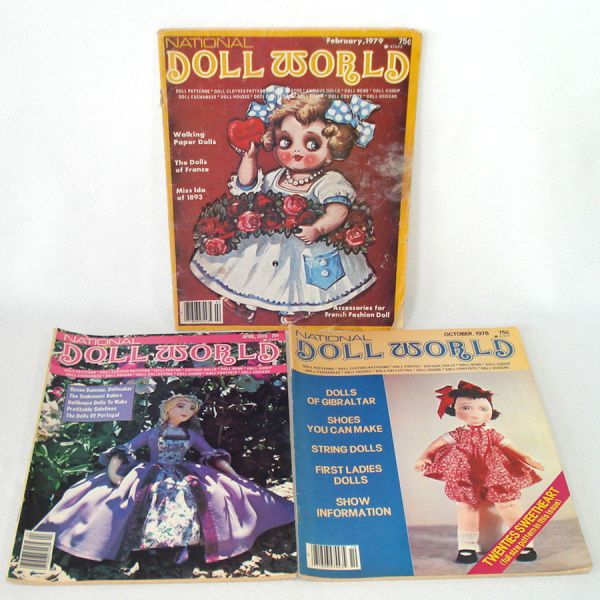 Doll World and Doll News Magazines 9 Issues 1970s #3