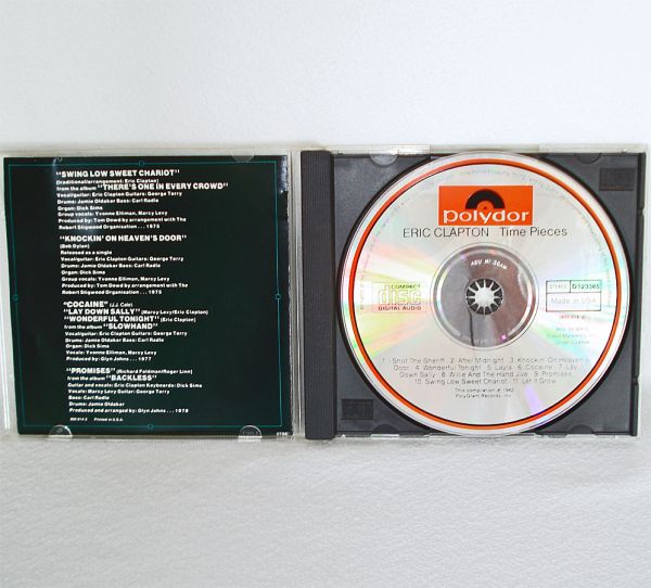 Timepieces Best of Eric Clapton CD Compact Disc #3