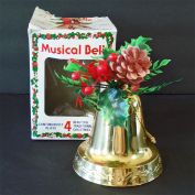 Electronic Musical Bell Christmas Ornament Plays 4 Carols