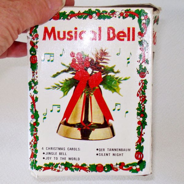 Electronic Musical Bell Christmas Ornament Plays 4 Carols #5