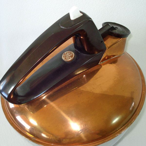 1940s GE Copper Stainless Electric Tea Kettle #4