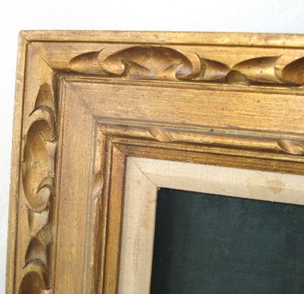 Carved Wood Gilt Picture Frame 22 by 26 Inches #3