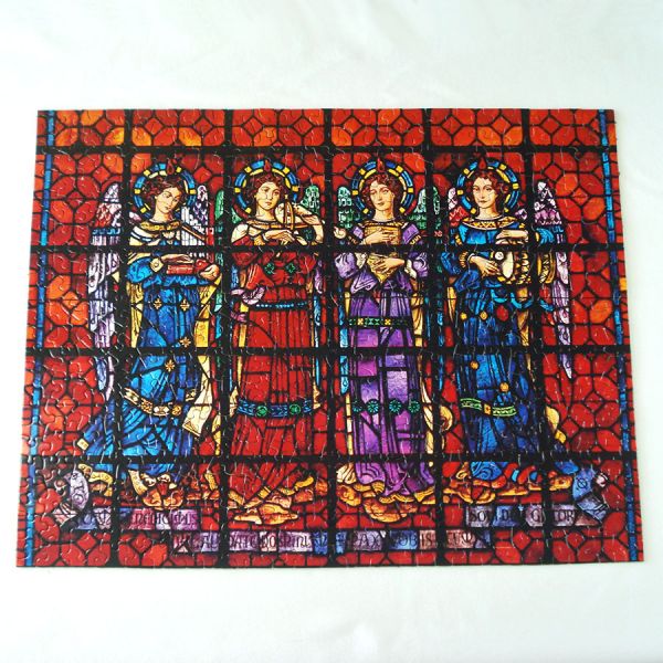 Heavenly Glass Springbok Stained Glass Angels Jigsaw Puzzle #2