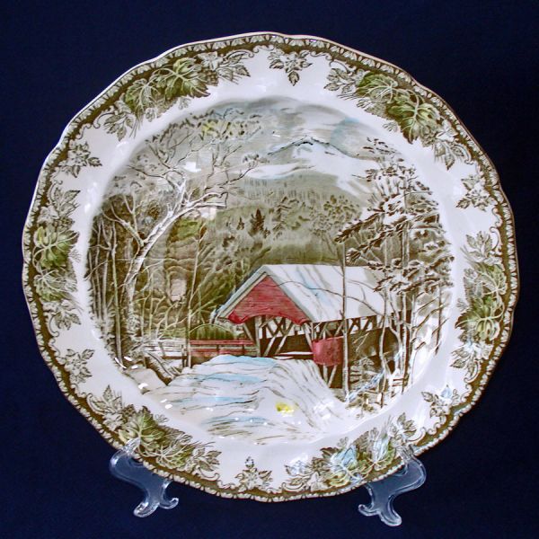 Johnson Brothers Friendly Village Round Platter Chop Plate