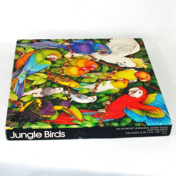 Jungle Birds 1981 Springbok Jigsaw Puzzle Complete #2