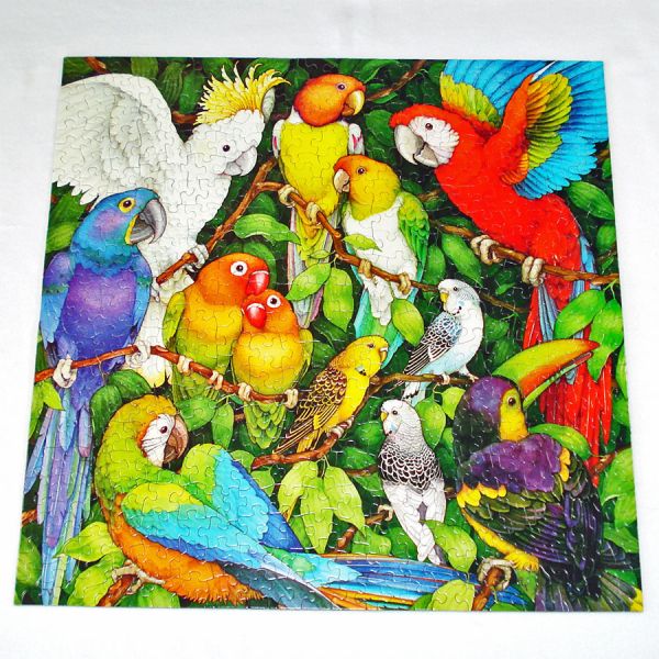 Jungle Birds 1981 Springbok Jigsaw Puzzle Complete #3