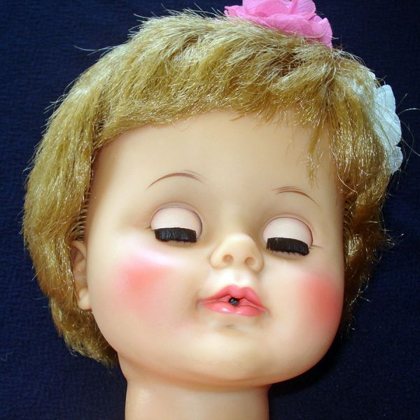 Ideal Kissy 1960s Vinyl 22 Inch Doll #8