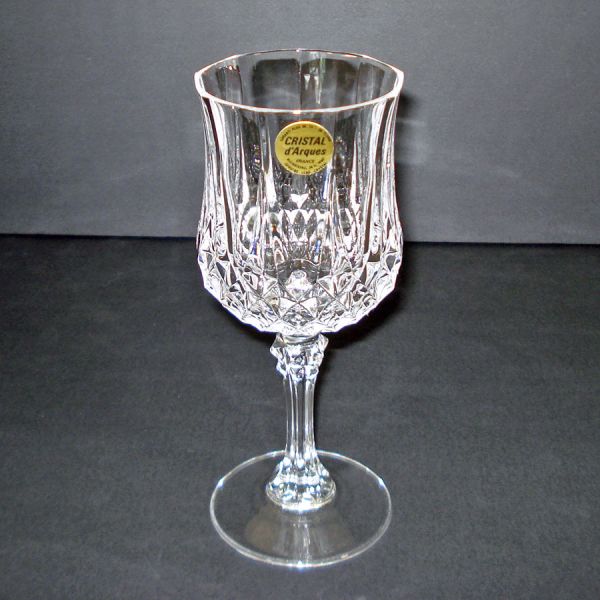 4 Longchamp French Lead Crystal Water Goblets Mint With Labels #2