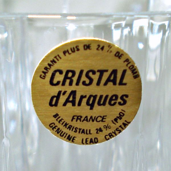4 Longchamp French Lead Crystal Water Goblets Mint With Labels #3
