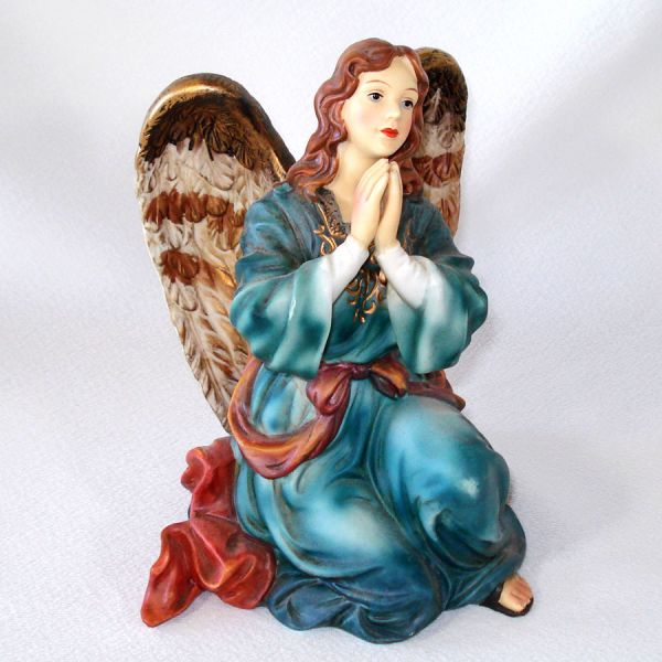 O'Well Novelty Porcelain Kneeling Angel Figurine #3