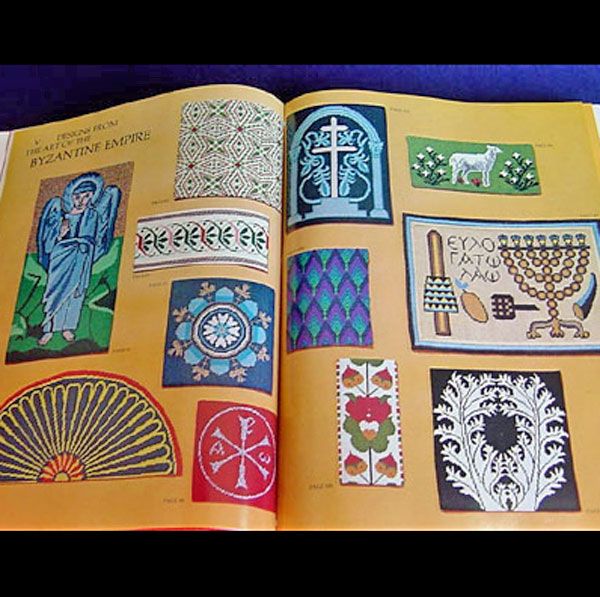 A Needlepoint Gallery of Patterns From the Past, Phyllis Kluger Hardcover Book #2