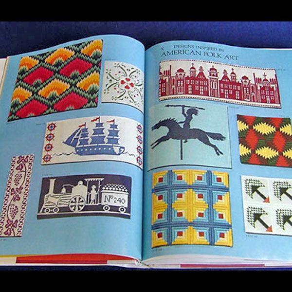 A Needlepoint Gallery of Patterns From the Past, Phyllis Kluger Hardcover Book #3