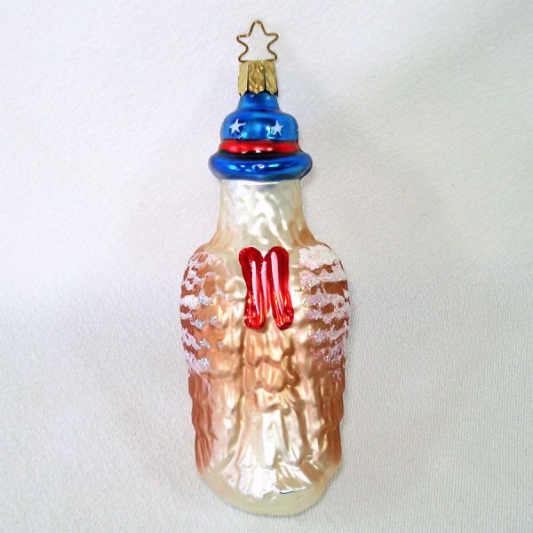 Inge Glas Patriotic Eagle Christmas Ornament Plus Bonus #3
