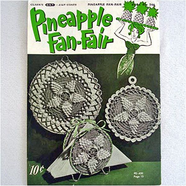 Pineapple Fan-Fair Crochet Pattern Instruction Booklet #2