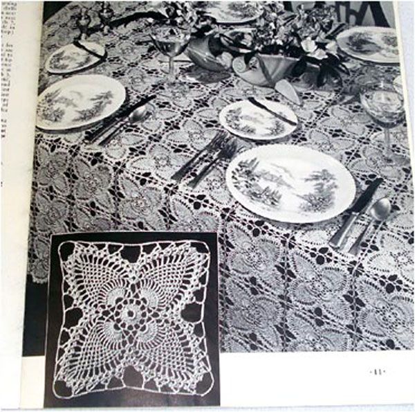 Pineapple Fan-Fair Crochet Pattern Instruction Booklet #3