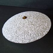 Flying Saucer Fiberglass Popcorn Texture Clip-on Ceiling Shade