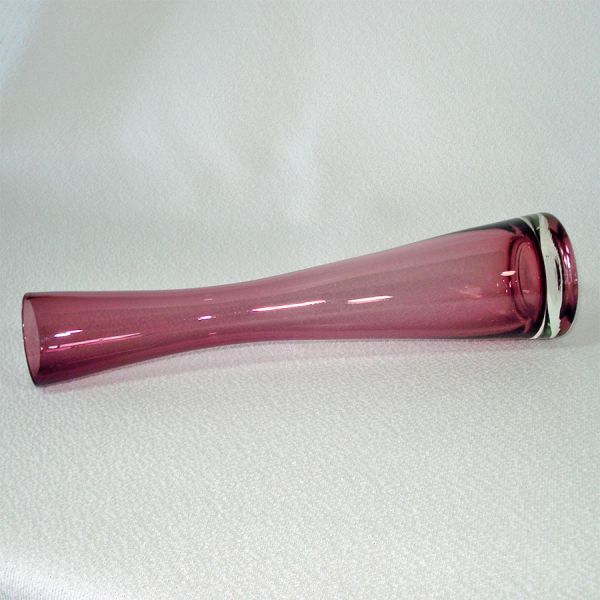 Purple Amethyst Glass Bud Vase and Candle Holder #2