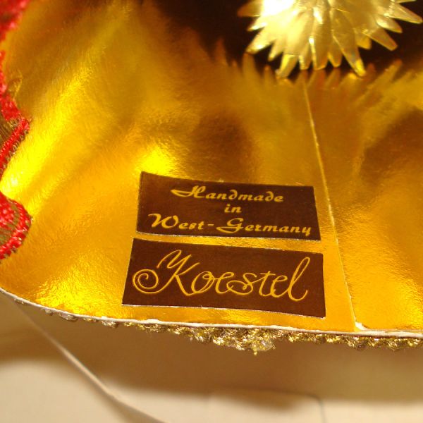 Koestel Christmas Angel With Mandolin Tree Topper in Box #4