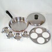 Revere Ware Copper Clad Egg Poaching Insert Plus Lid, Skillet