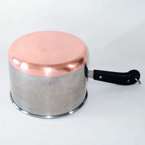 Revere Ware Copper Clad Stainless 3 Quart Saucepan and Lid #4