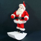 Japan Composition Rocking Santa Claus Christmas Figure