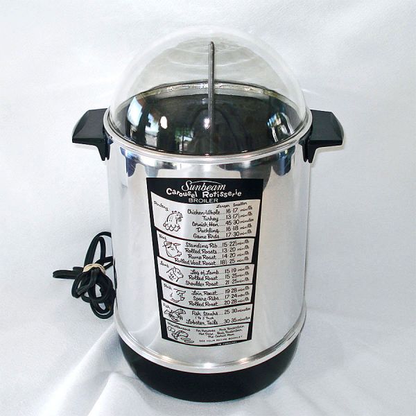 Atomic Retro Sunbeam Carousel Rotisserie Broiler