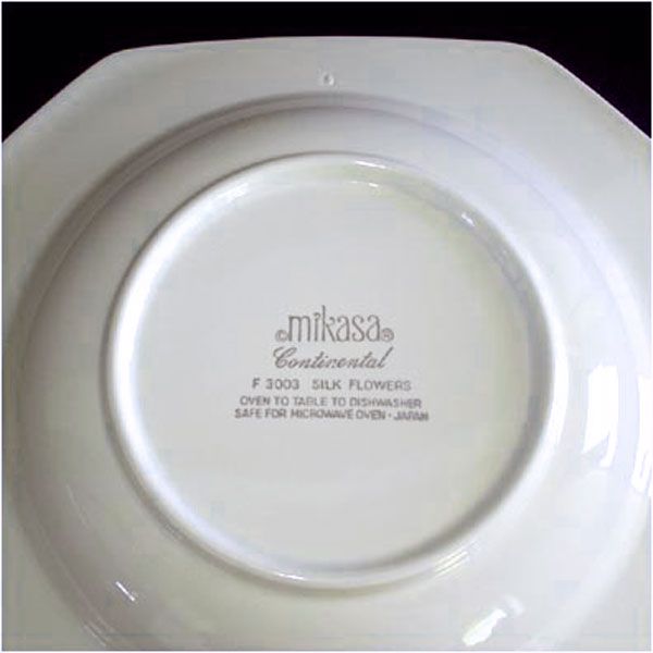 Mikasa Silk Flowers Set 4 Soup Bowls #2