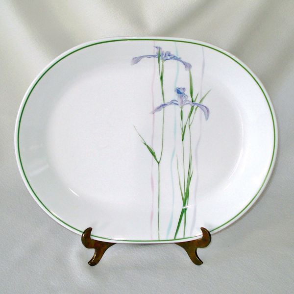 Corelle Shadow Iris Oval Serving Platter