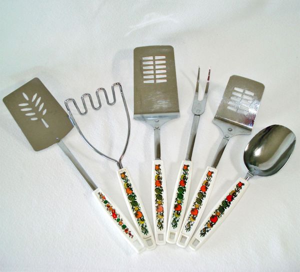 Spice of Life Kitchen Utensils 6 Piece Lot Corning Go-Withs #2