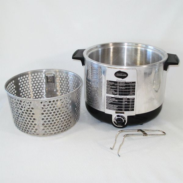 Chrome Sunbeam Electric Cooker Deep Fryer #2